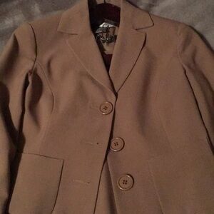 Tan Suit skirt set $ FIRM $